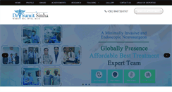 Desktop Screenshot of drsumitsinha.com